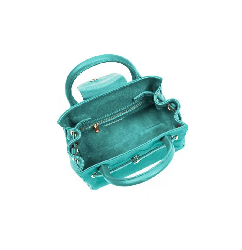 Fairfax and Favor Mini Windsor Bag in Turquoise-4